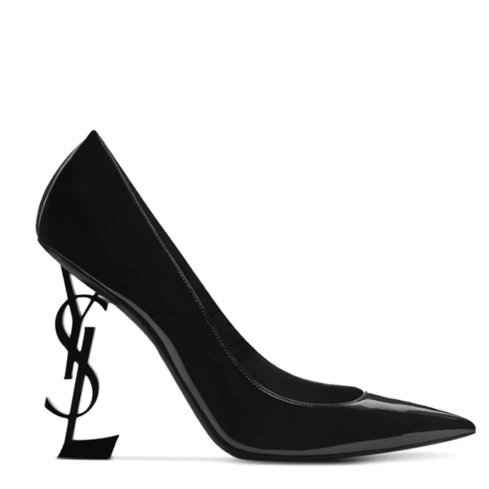 SAINT LAURENT Opyum Patent Leather Pumps Size: 11 - Picture 1 of 12